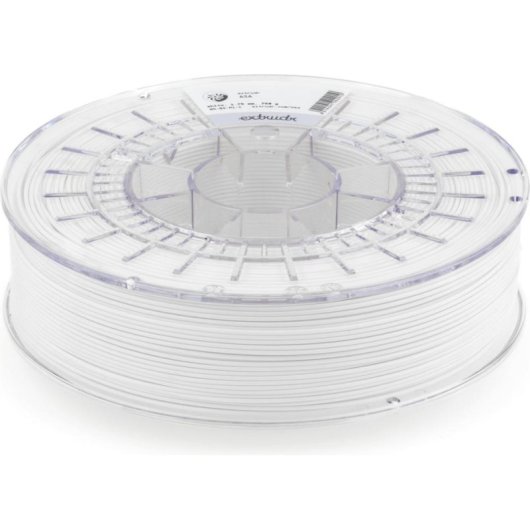 Filament ASA Extrudr DuraPro Blanc 1,75 mm Haute Stabilité Extérieur