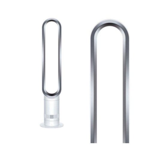 Ventilateur tour Dyson AM07 technologie Air Multiplier sans pales blanc/argenté