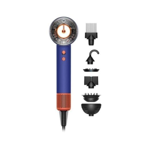 Sèche-cheveux Ionique Professionnel Dyson Supersonic Nural HD16 1600W 4 Températures 3 Vitesses avec Accessoires Bleu Vinca/Topaz