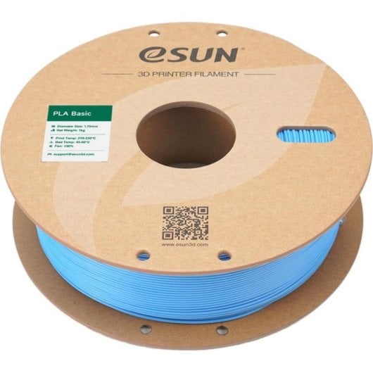 Filamento PLA eSUN PLA-Basic175Q-U1P1 Azul 1,75 mm Refill Alta Fluidez
