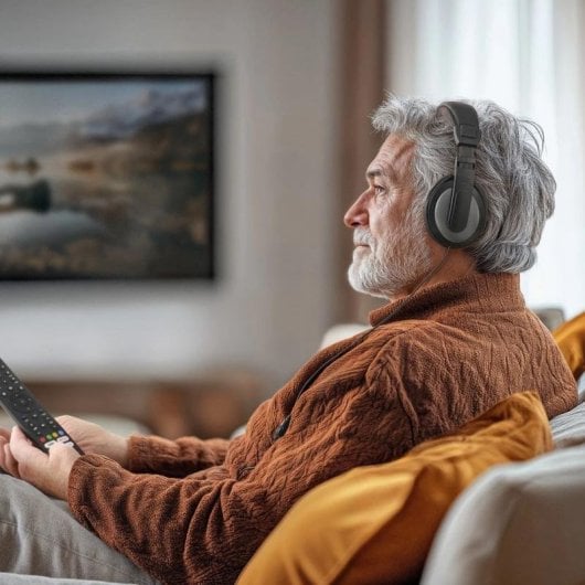 Auriculaires Hama ShellTV II filaires connectivité jack pour TV réduction de bruit passive noir/gris