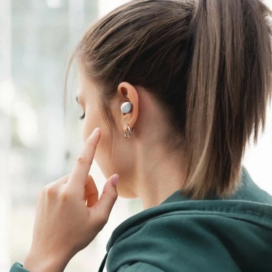 Auriculaires Hama Freedom Buddy II sans fil Bluetooth TWS appels musique Bass Boost Blanc