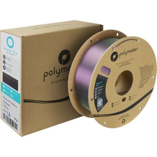 Filamento PLA Polymaker PolyLite PLA Starlight 1,75 mm Cambia Colore Facile Stampa