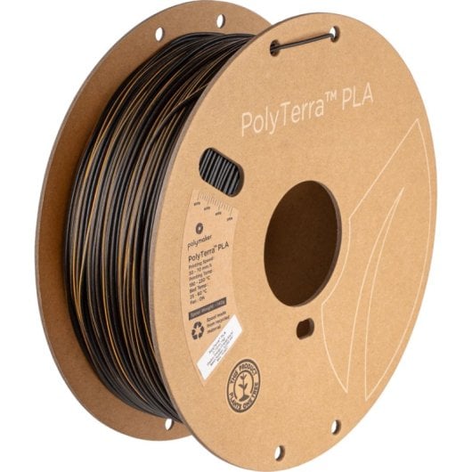 Filamento PLA Polymaker PolyTerra Dual Multicolor 1,75 mm Superfície Mate