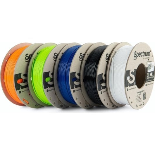 Filamento PET-G Spectrum 80748 Set Premium Multicolore 1,75 mm Bobine Cartone Ecologico