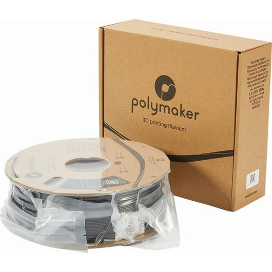 Filamento ABS Polymaker PolyLite PE01001 Negro 1,75 mm Bajo Olor Alta Precisión
