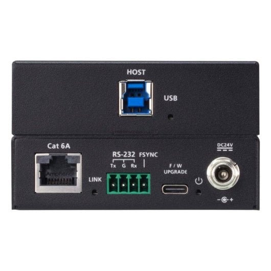 Extensor de rede Aten UCE33100 4x USB 3.0 100 m Cat6a Preto
