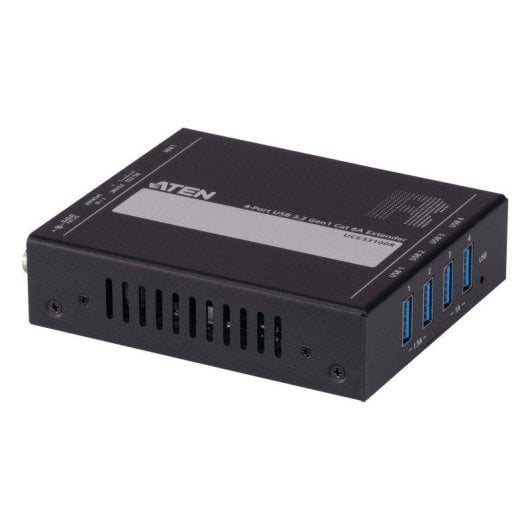 Extensor de rede Aten UCE33100 4x USB 3.0 100 m Cat6a Preto
