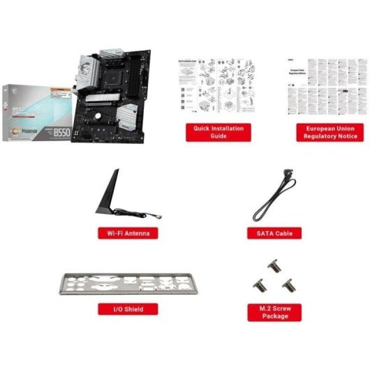 Motherboard MSI B550 GAMING WIFI B550 AM4 DDR4 ATX WiFi PCIe 4.0 M.2