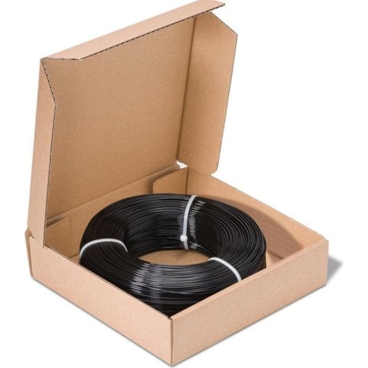 Filamento PET-G Fiberlogy Easy REF-EPET-BLACK Negro 1,75 mm Recarga Masterspool Fácil Impresión