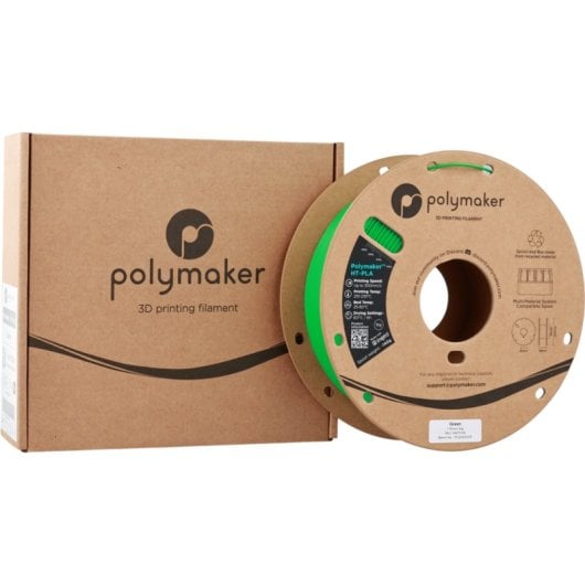 Filamento PLA-HT Polymaker PA17006 Verde 1,75 mm Alta Estabilidad Térmica