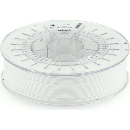 Filamento BIO Extrudr Green-TEC PRO Branco 1,75 mm Alta Resistência AMS