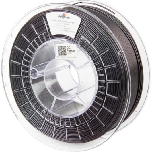 Filamento PLA Spectrum 80580 Preto 1,75 mm Biodegradável Alta Resistência