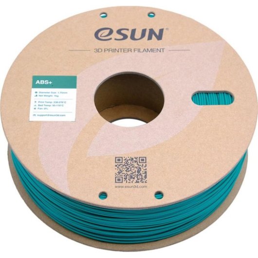 Filamento ABS eSUN ABS+ ABS+175G1P1 Verde 1,75 mm Alta Tenacidad Bajo Olor