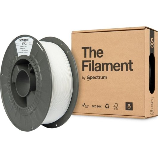 Filament HT-PLA The Filament TF-24137 Weiß 1,75 mm Semimatt Hitzebeständig
