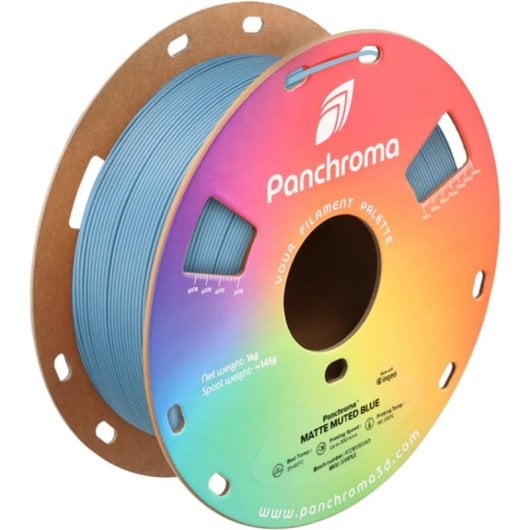 Filament PLA Polymaker Panchroma Matte Bleu 1,75 mm Aspect Mat Impression Facile