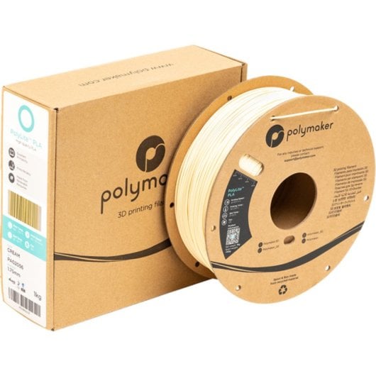 Filamento PLA Polymaker PolyLite PA02056 Beige 1,75 mm Fácil Impresión