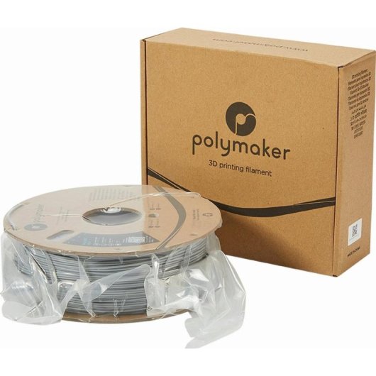 Filamento PLA Polymaker PolyLite PA02003 Cinzento Prateado 1,75 mm Fácil Impressão
