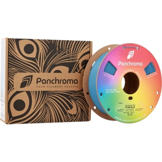 Filamento PLA Polymaker Panchroma CA19017 Azul 1,75 mm Alta Velocidad Fácil Impresión