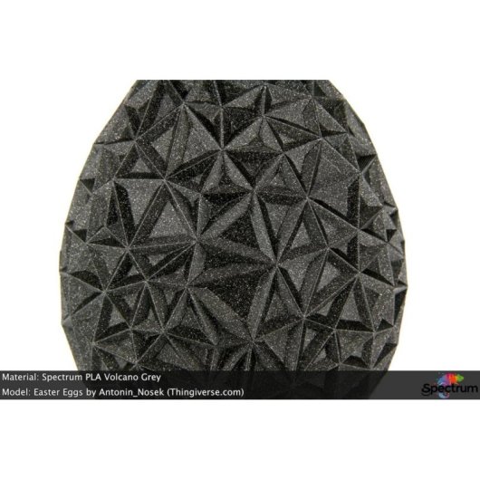 Filamento PLA Spectrum 80162 Glitter Grigio/Argento 1,75 mm Brillante Facile Stampa