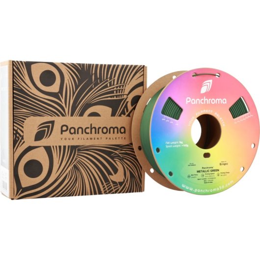 Filamento PLA Polymaker Panchroma Metallic 1,75 mm Brillo Metálico Fácil Impresión