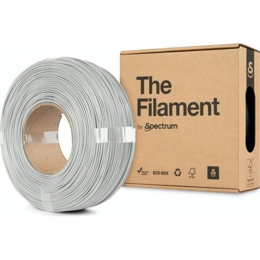 Filamento PLA The Filament TF-24044 Grigio/Argento 1,75 mm Refill Facile Stampa