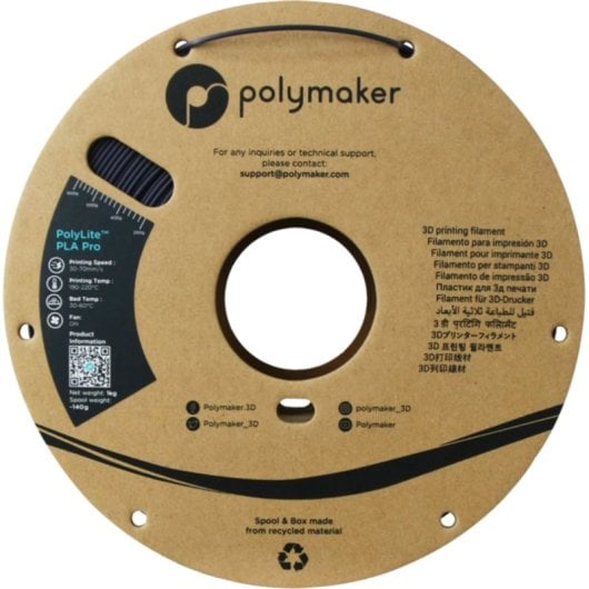 Filament PLA Polymaker PolyLite PLA PRO Violet 1,75 mm Haute Résilience AMS Compatible