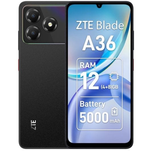 ZTE Blade A36 4G 4 Go 64 Go 6,75" Noir