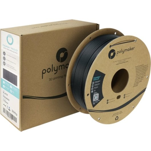 Filament PA12-CF Polymaker PG04001 Noir 1,75 mm Renforce Fibre Carbone