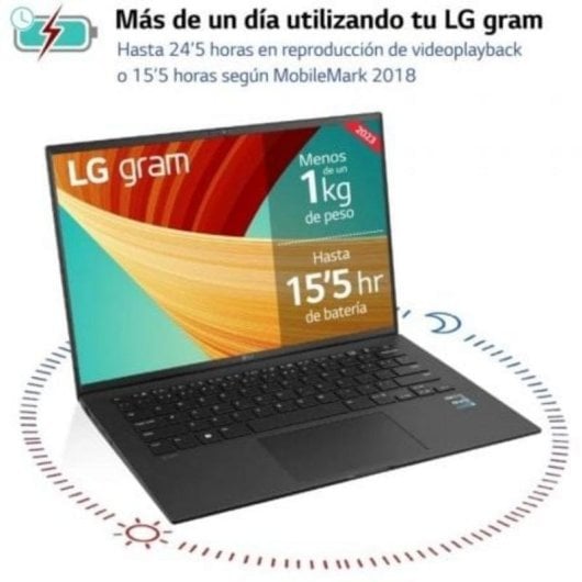 Portable LG Gram 14Z90R-Q.AP75B 14" Intel Core i7-1370P 32GB 512GB SSD Iris Xe Windows 11 Pro