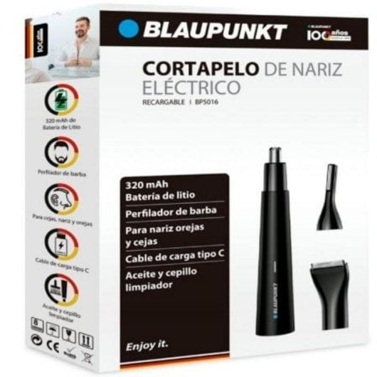 Aparador Blaupunkt BP5016 Recarga USB-C 3 Acessórios Bateria Li-ion