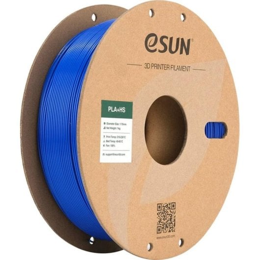Filament PLA eSUN PLA+HS175U1P1 Bleu 1,75 mm Haute Vitesse Surface Détail
