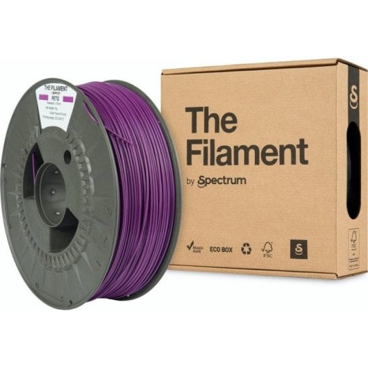 Filamento PETG The Filament TF-24026 Viola 1,75 mm Bobina Riciclata Facile Stampa