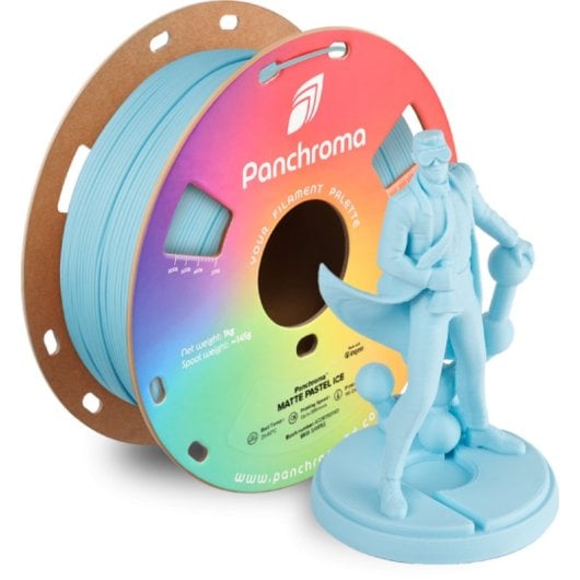 Filamento PLA Polymaker Panchroma Matte Blu 1,75 mm Opaco Adesione Facile
