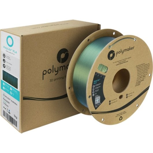 Filamento PLA Polymaker PolyLite Starlight Especial 1,75 mm Impresión Fácil Cambia Color Jam-Free