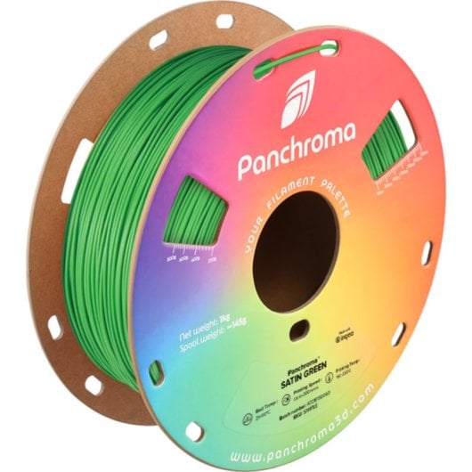 Filamento PLA Polymaker Panchroma CA05003 Verde 1,75 mm Satinado Fácil Impresión