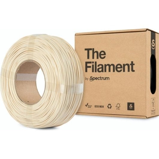 Filamento PLA The Filament TF-24050 Grigio Argento Refill 1,75 mm Compatibile Bambu Lab