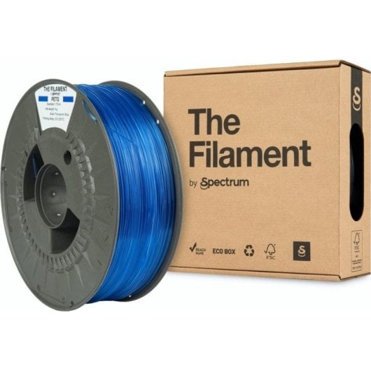 Filamento PETG The Filament TF-24027 Azul 1,75 mm Reciclado Fácil Impresión