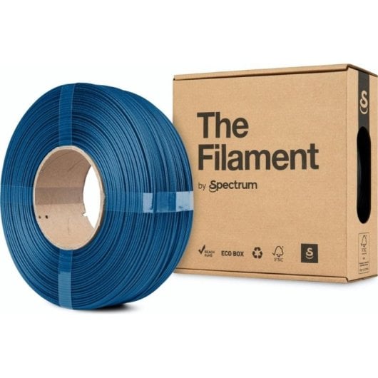 Filamento PLA Carbono The Filament TF-24102 Azul 1,75 mm Refill Acabado Mate