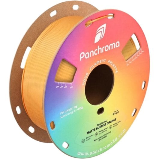 Filamento PLA Polymaker Panchroma Matte Arancione 1,75 mm Superficie Opaca
