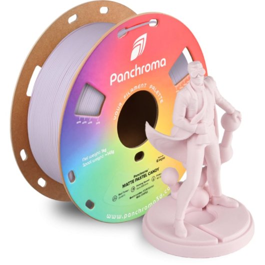 Filamento PLA Polymaker Panchroma Matte Rosa 1,75 mm Superficie Opaca