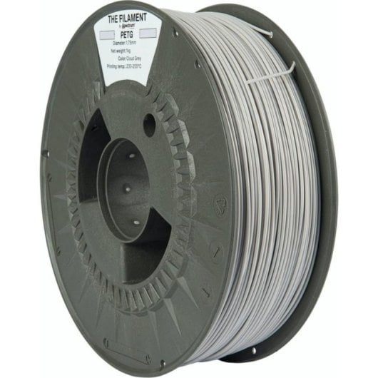Filamento PETG The Filament TF-24018 Cinza Prateado 1,75 mm Bobina Reciclada