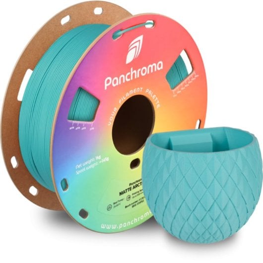 Filamento PLA Polymaker Panchroma Matte Turquesa 1,75 mm Superficie Opaca