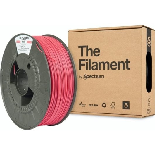 Filamento PETG The Filament TF-24025 Rosa 1,75 mm Carrete Reciclado Fácil Impressão