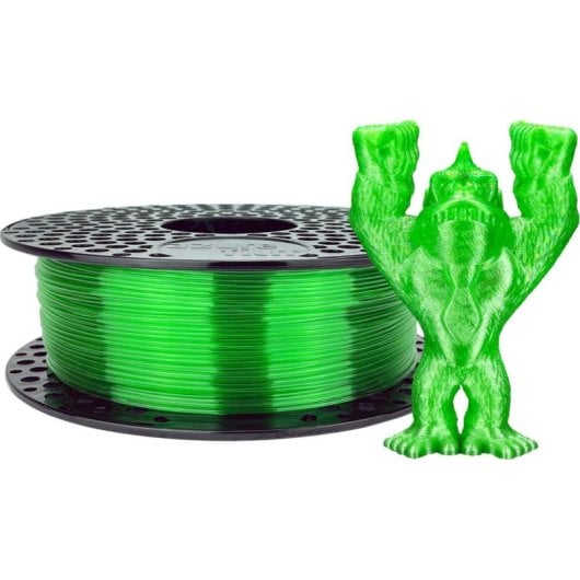Filament PETG AzureFilm FG171-6018T Transparent Vert 1,75 mm Haute Résistance