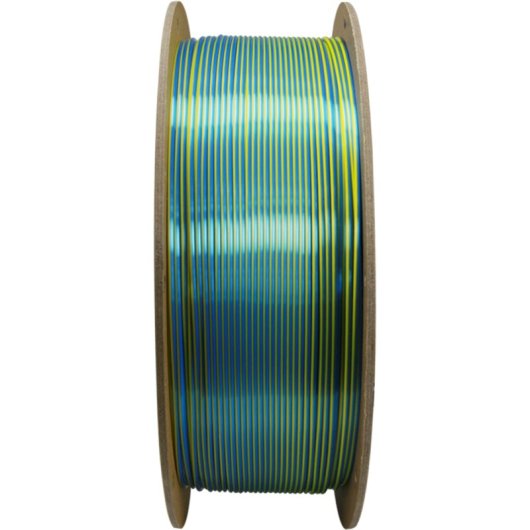 Filamento PLA Polymaker PolyLite Dual Silk Multicolor 1,75 mm Acabado Sedoso Fácil Procesado