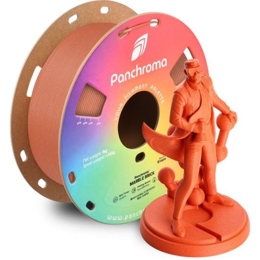 Filament PLA Polymaker Panchroma Marble Orange Pierre 1,75 mm Haute Adhérence