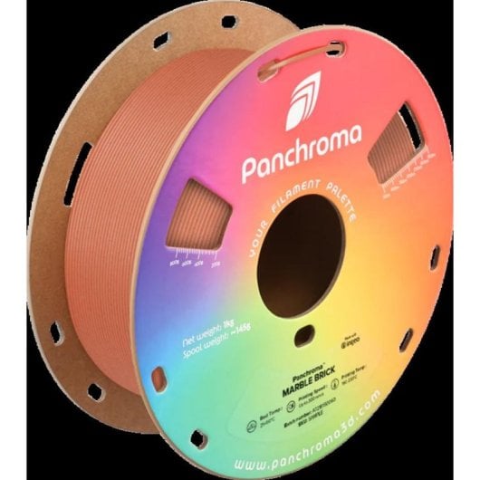 Filament PLA Polymaker Panchroma Marble Orange Pierre 1,75 mm Haute Adhérence