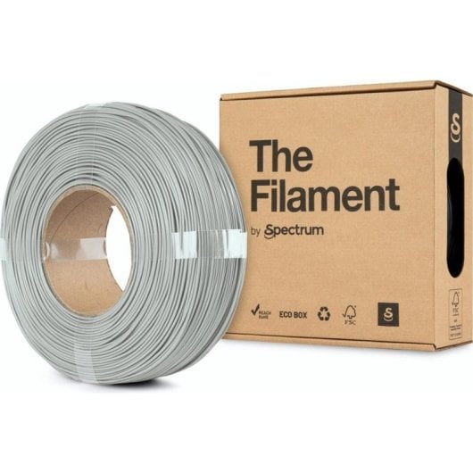 Filamento PLA The Filament TF-24047 Gris Plateado 1,75 mm Refill Fácil Impresión