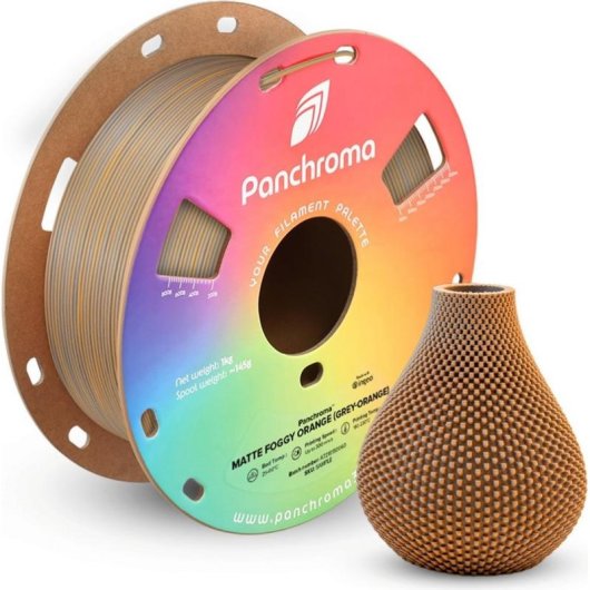 Filamento PLA Polymaker Panchroma Dual Matte Multicolor 1,75 mm Acabado Seda Mate